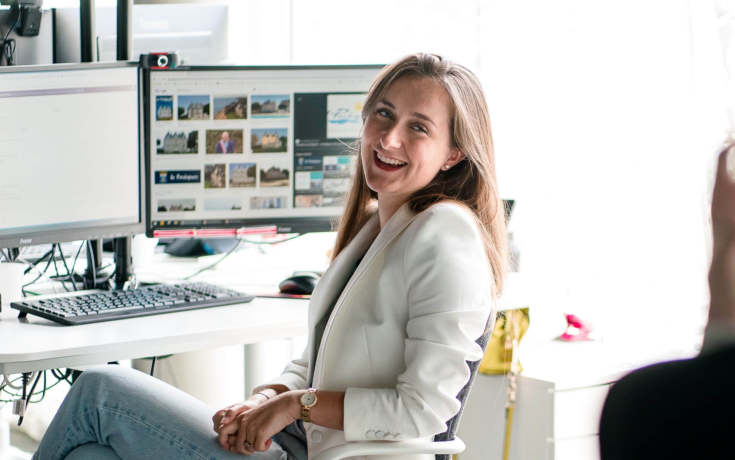 Portrait de Coline, notre cheffe de projet.