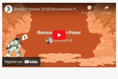 capture d'écran de la video de démonstration de la méthode rémunération poker montrant des nuage sur fond orange