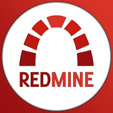 logo du logiciel redmine, arche rouge sur fond blanc