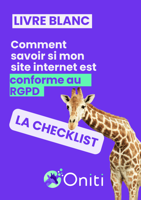 Couverture du livre blanc "Comment savoir si mon site internet est conforme au RGPD".